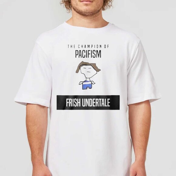 Undertale Champion Of Pacifism Frish Meme Fan Gift Graphic Video Game T-shirt - Picture 1 of 5